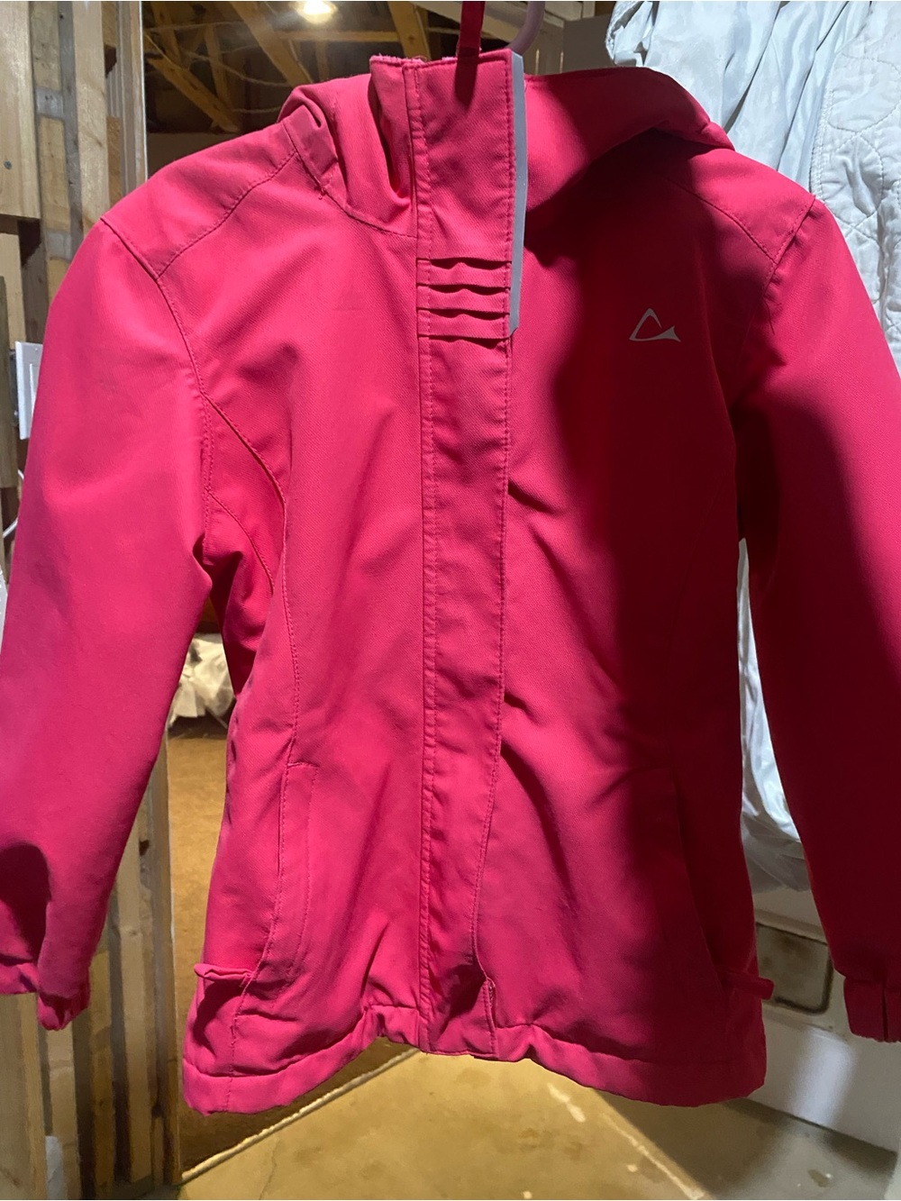 Paradox Girls' Pink Outdoor Jacket with Hood
